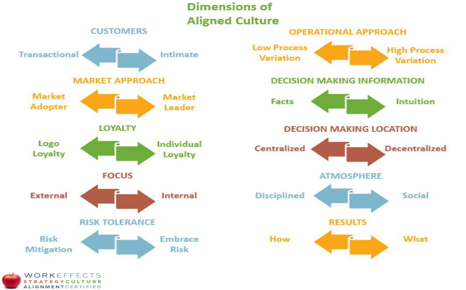 aligned culture dimensions